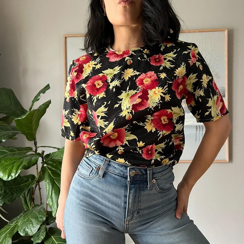 Handmade vintage floral
